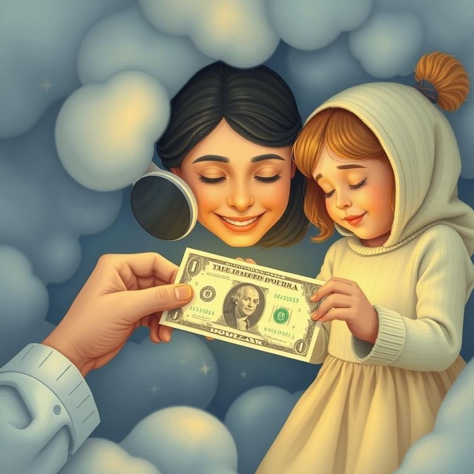 Dream : Receiving paper money from your daughter in a dream