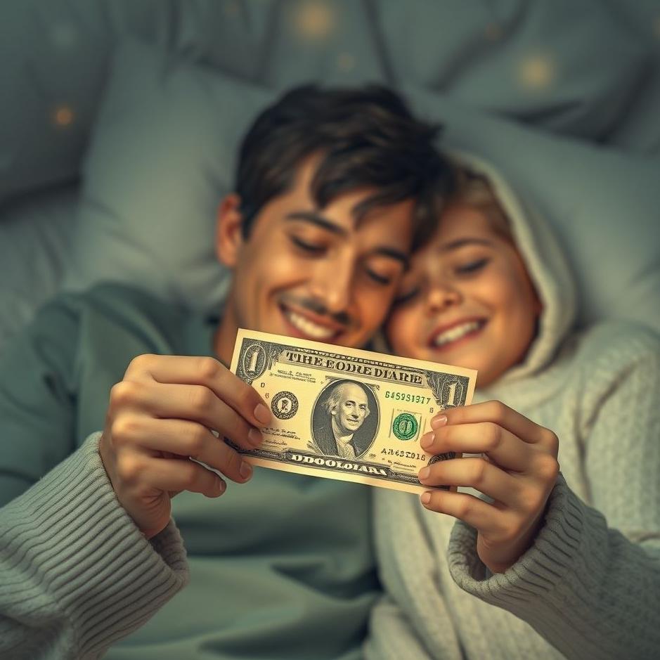Dream : Receiving paper money from your loved one in a dream