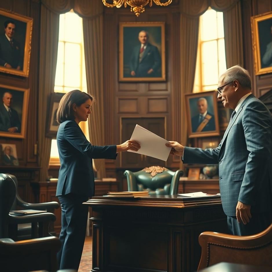 Dream Dictionary : Receiving papers from prime minister