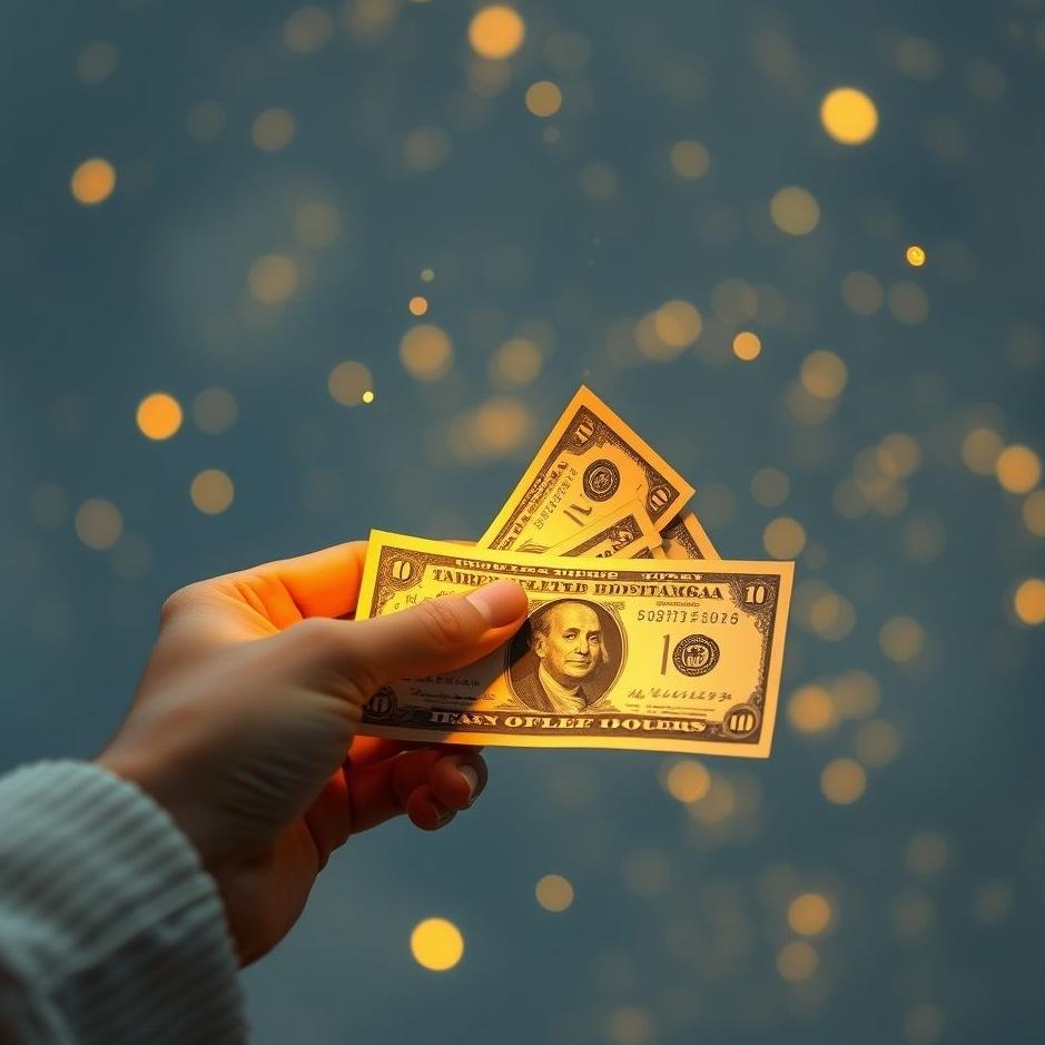 Dream : Receiving pocket money in a dream