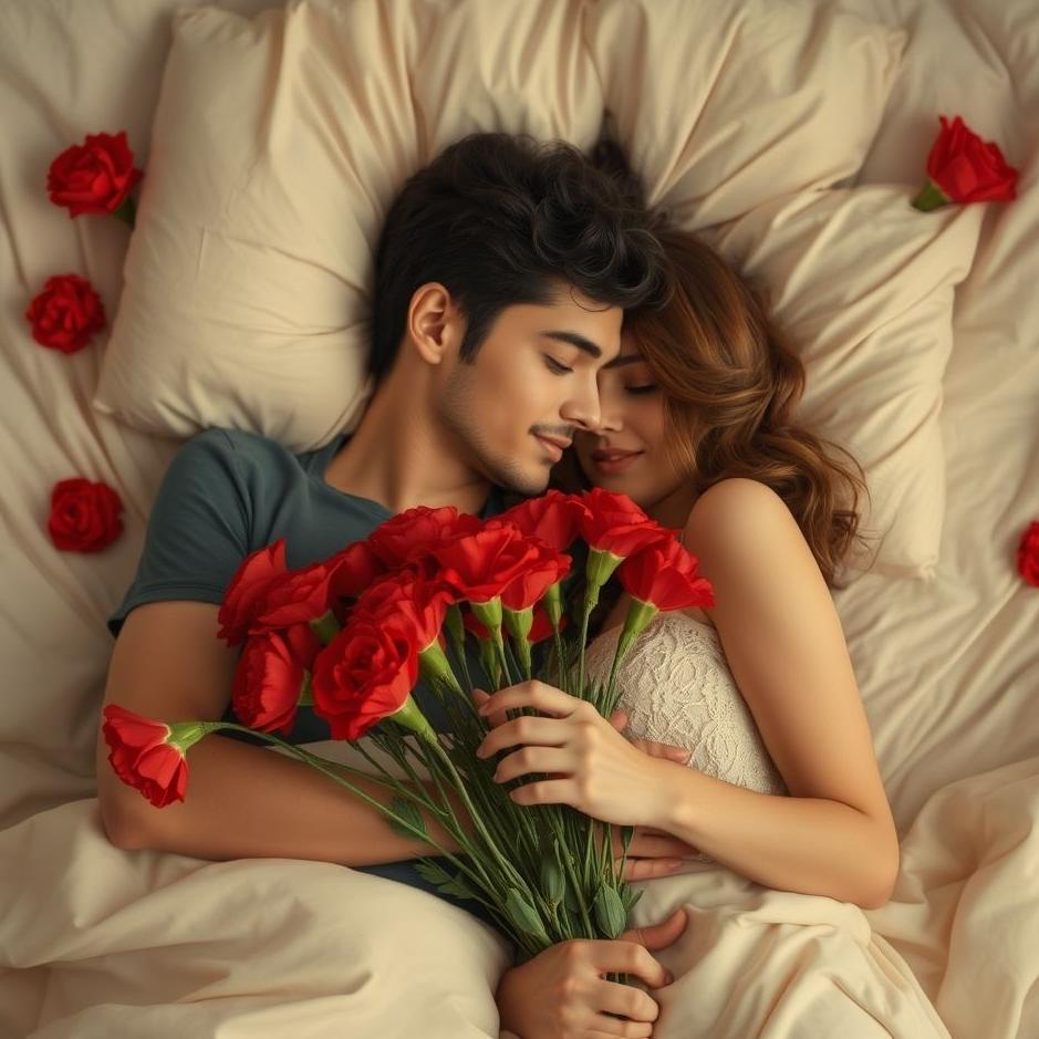Dream : Receiving red carnations from your lover in your dream