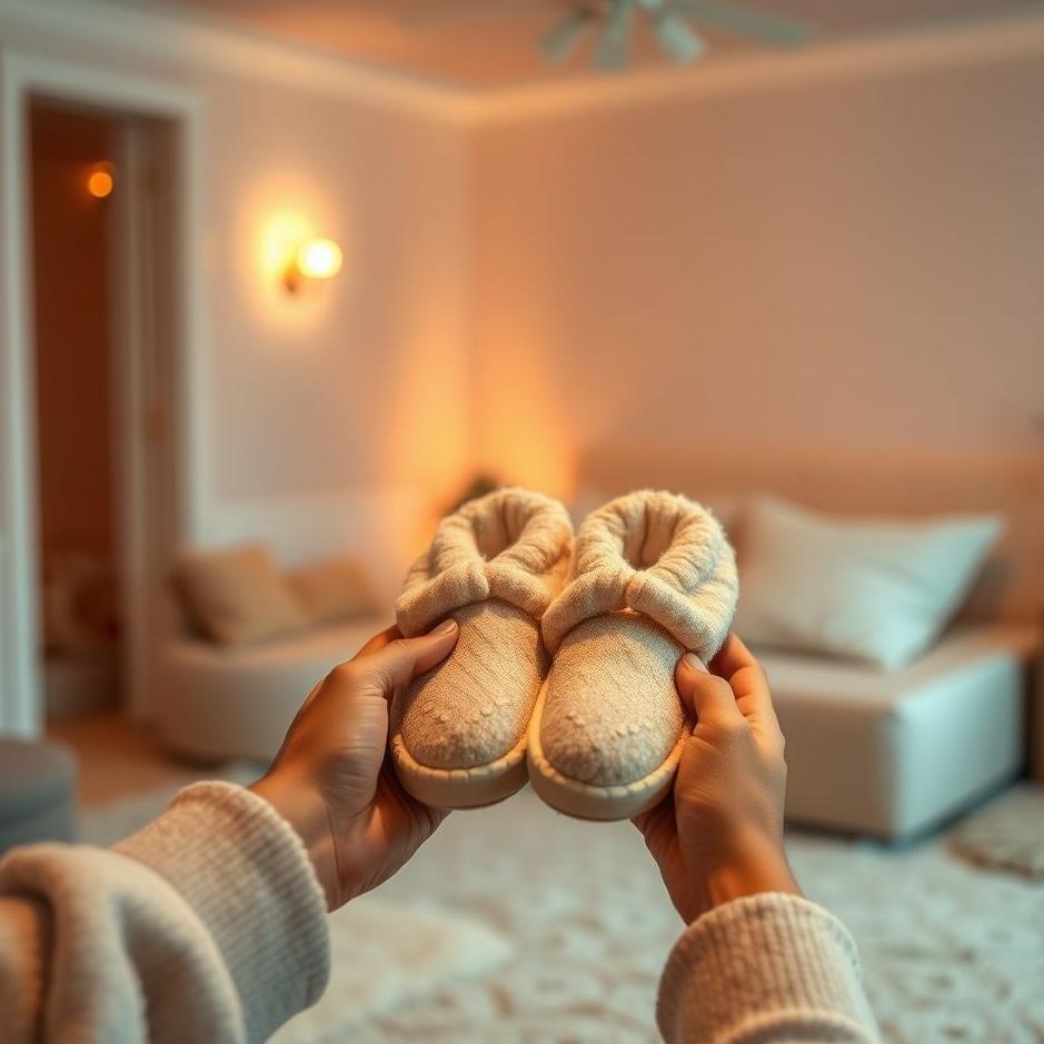 Dream : Receiving slippers as a gift in a dream
