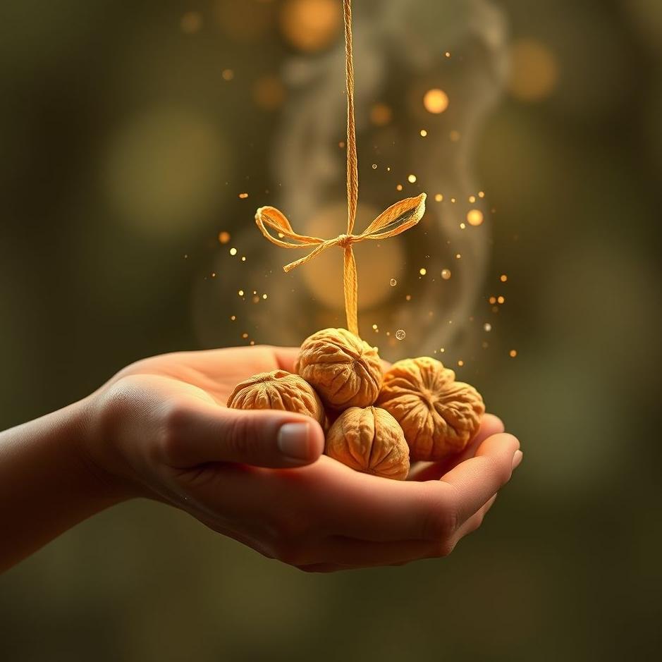 Dream : Receiving walnuts as a gift in a dream