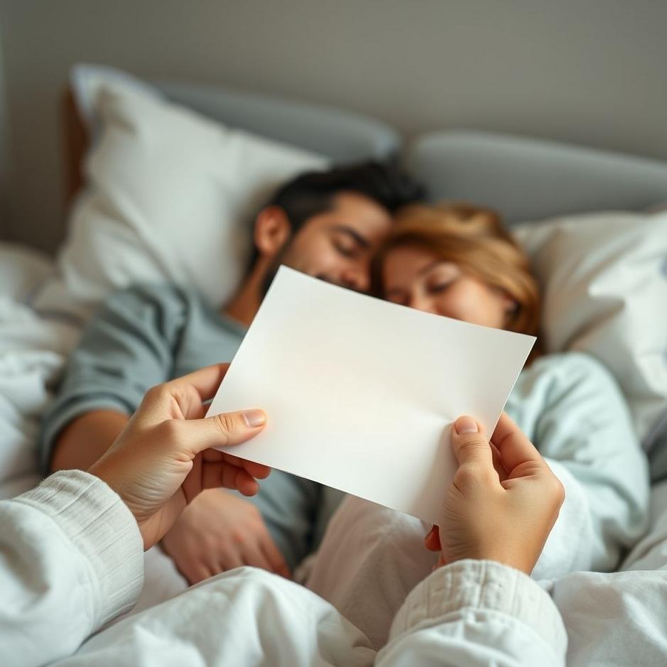 Dream : Receiving white paper from your loved one in a dream