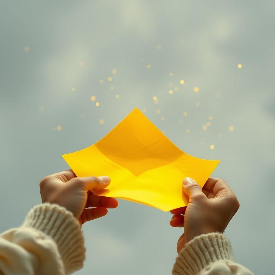 Dream : Receiving yellow paper in a dream