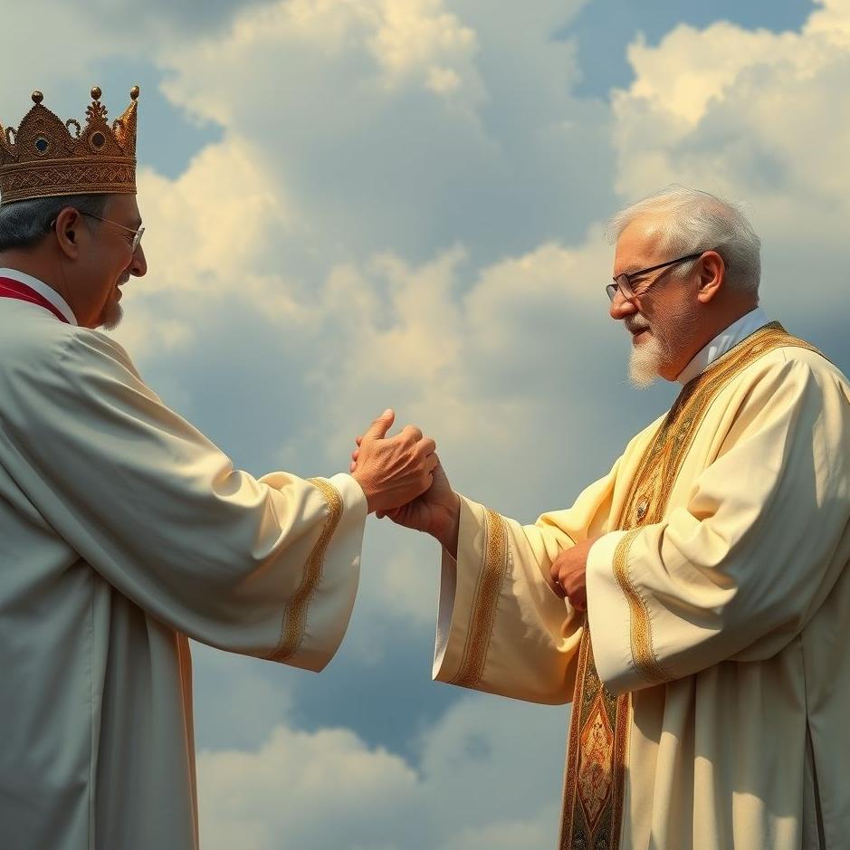 Dream : Rector shake hands in a dream