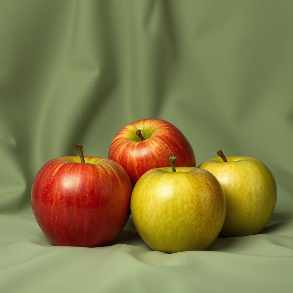 Dream : Red and green apples in a dream