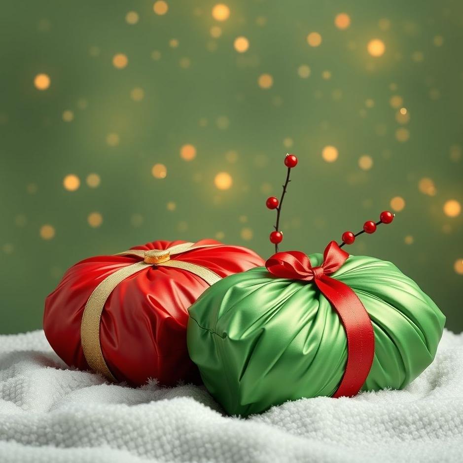 Dream : Red and green bundle in a dream