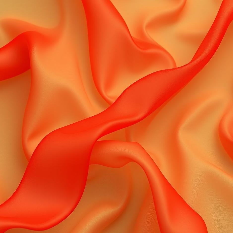 Dream : Red and green fabric in a dream