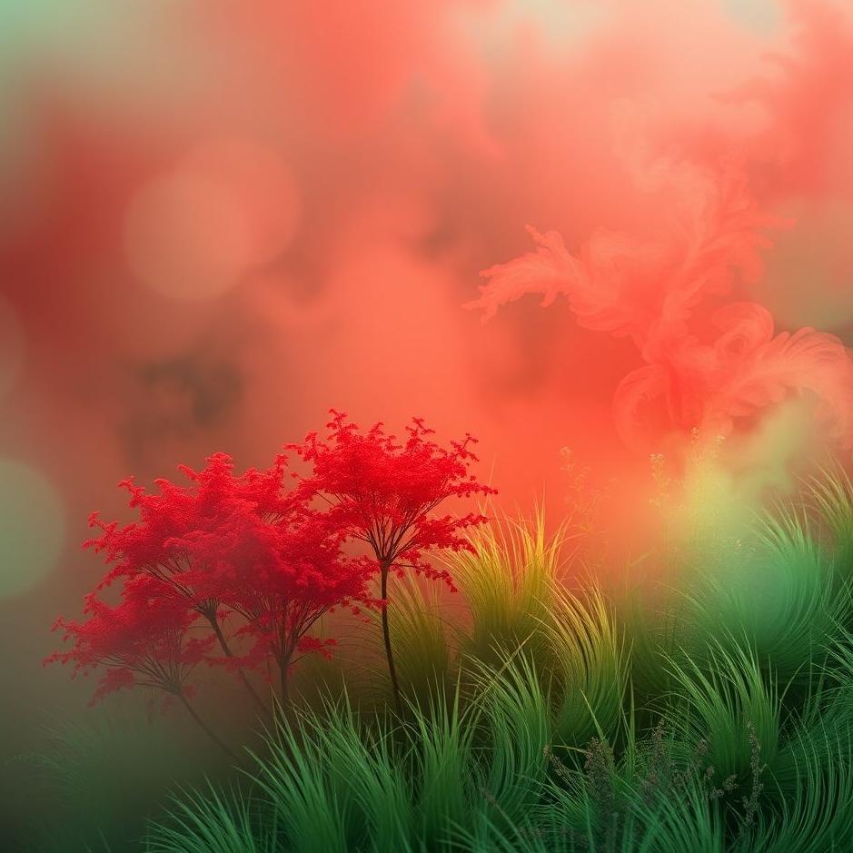Dream : Red and green in a dream