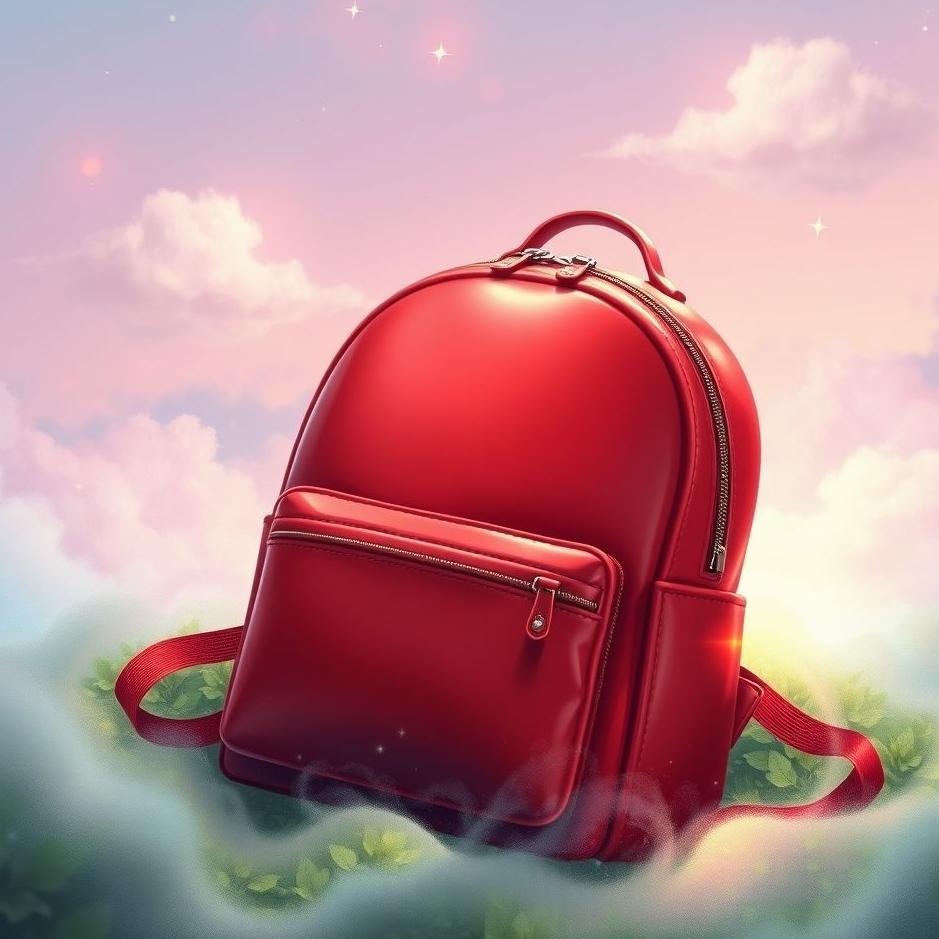 Dream : Red backpack in a dream