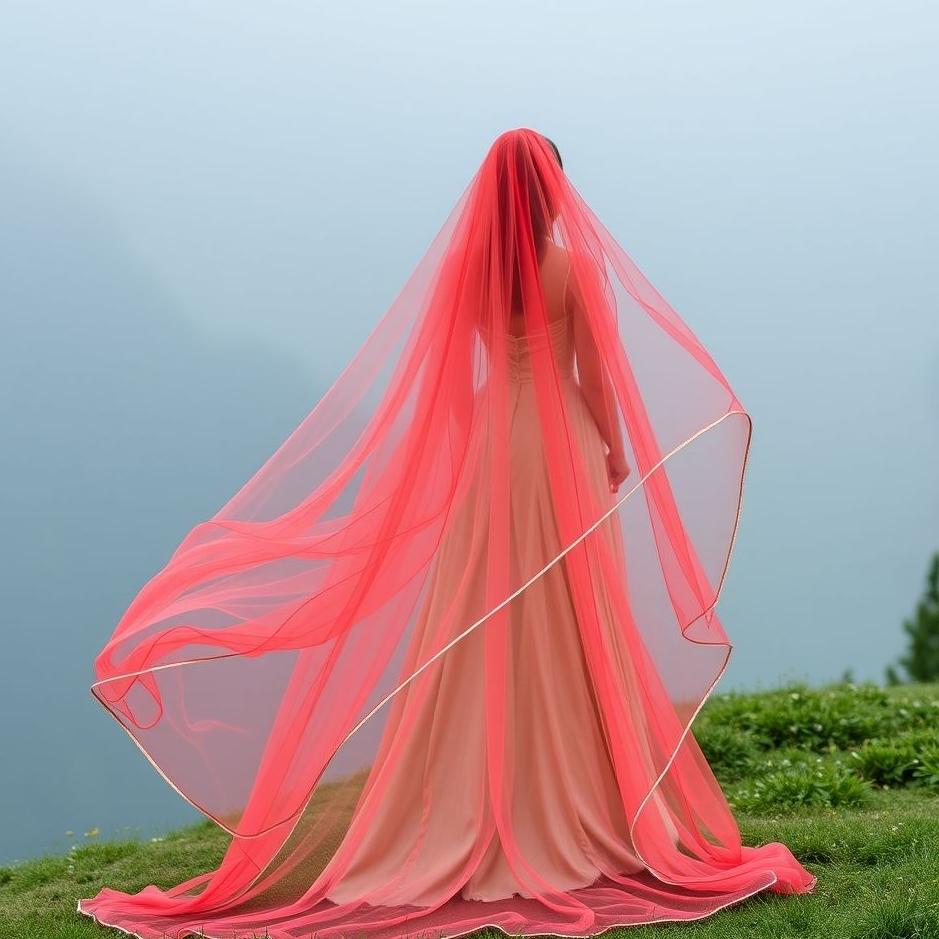 Dream : Red bridal veil in a dream