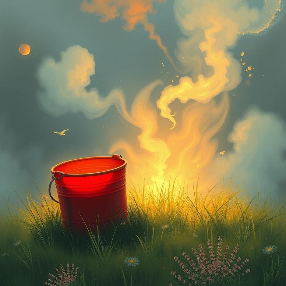 Dream : Red bucket in a dream