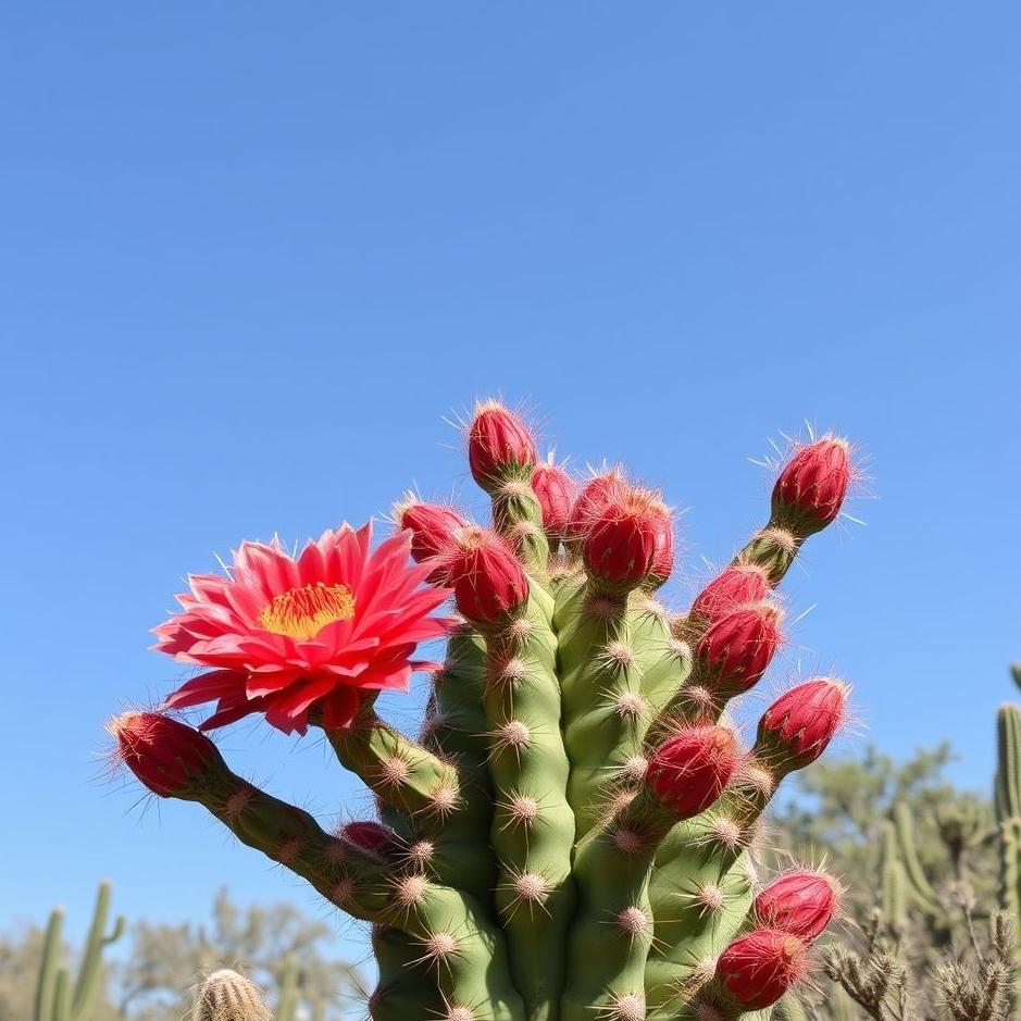 Dream : Red cactus in a dream