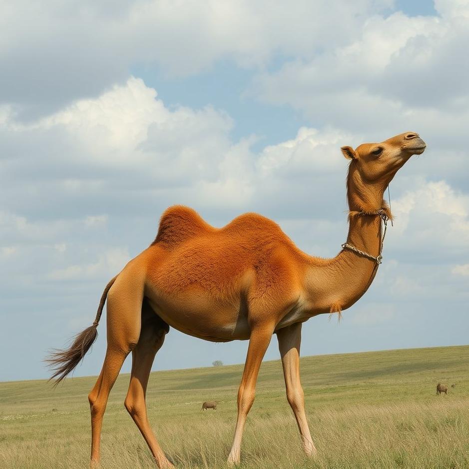 Dream : Red camel in a dream