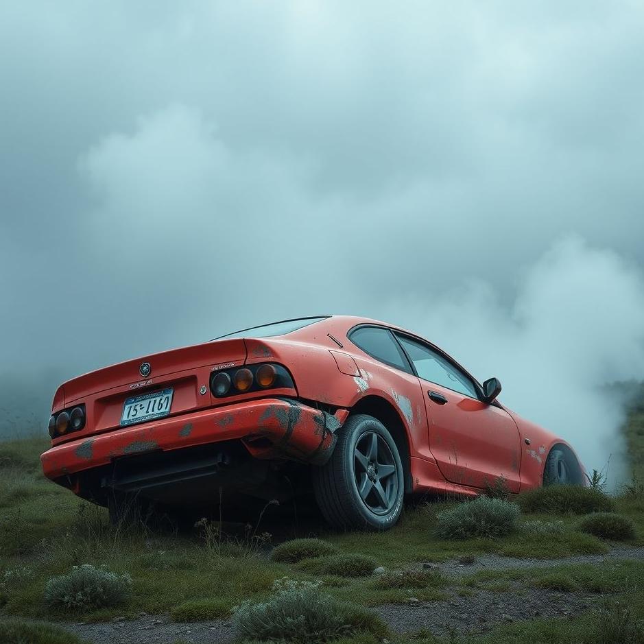 Dream : Red car that crashed in a dream