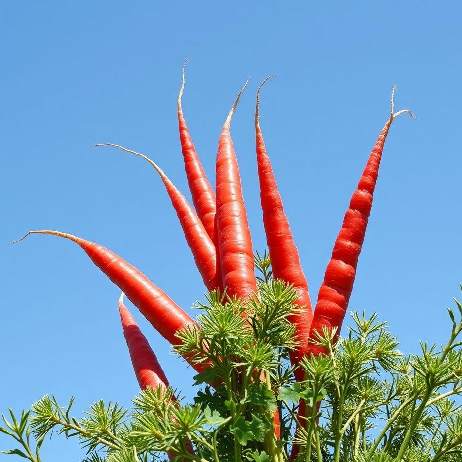 Dream : Red carrots in a dream