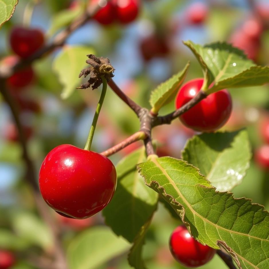 Dream : Red cherry in a dream