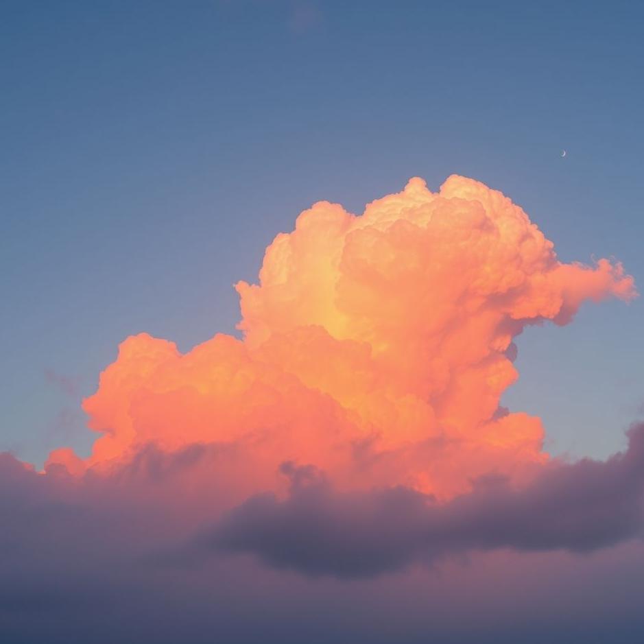 Dream : Red cloud in a dream