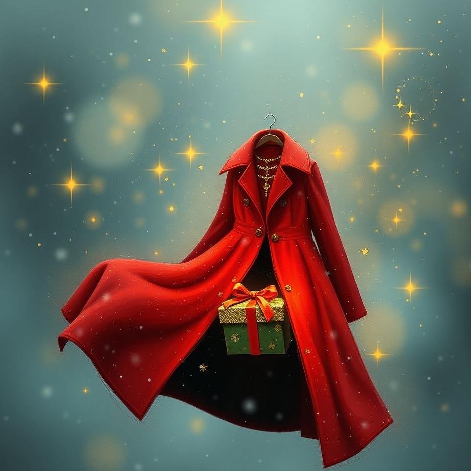 Dream : Red coat as a gift in a dream