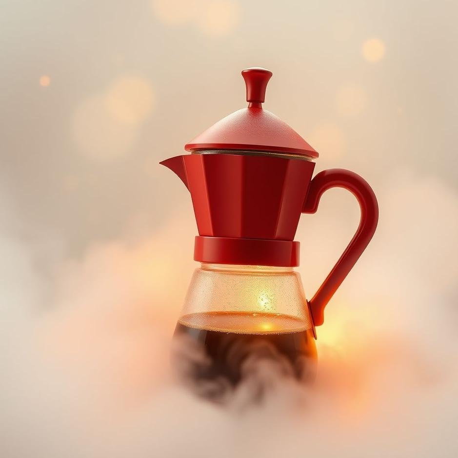 Dream : Red coffee pot in a dream