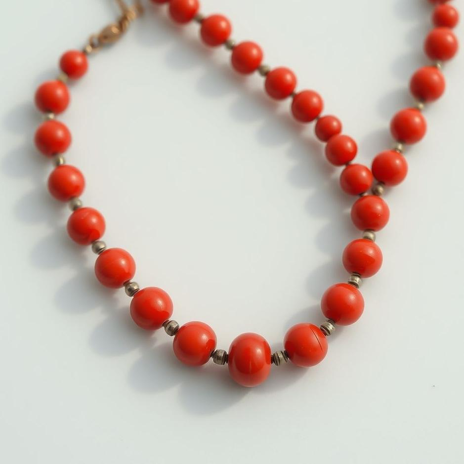 Dream : Red coral necklace in a dream