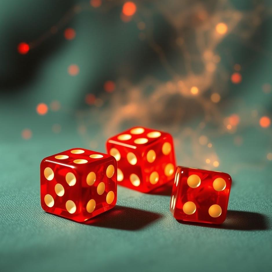 Dream : Red dice in a dream