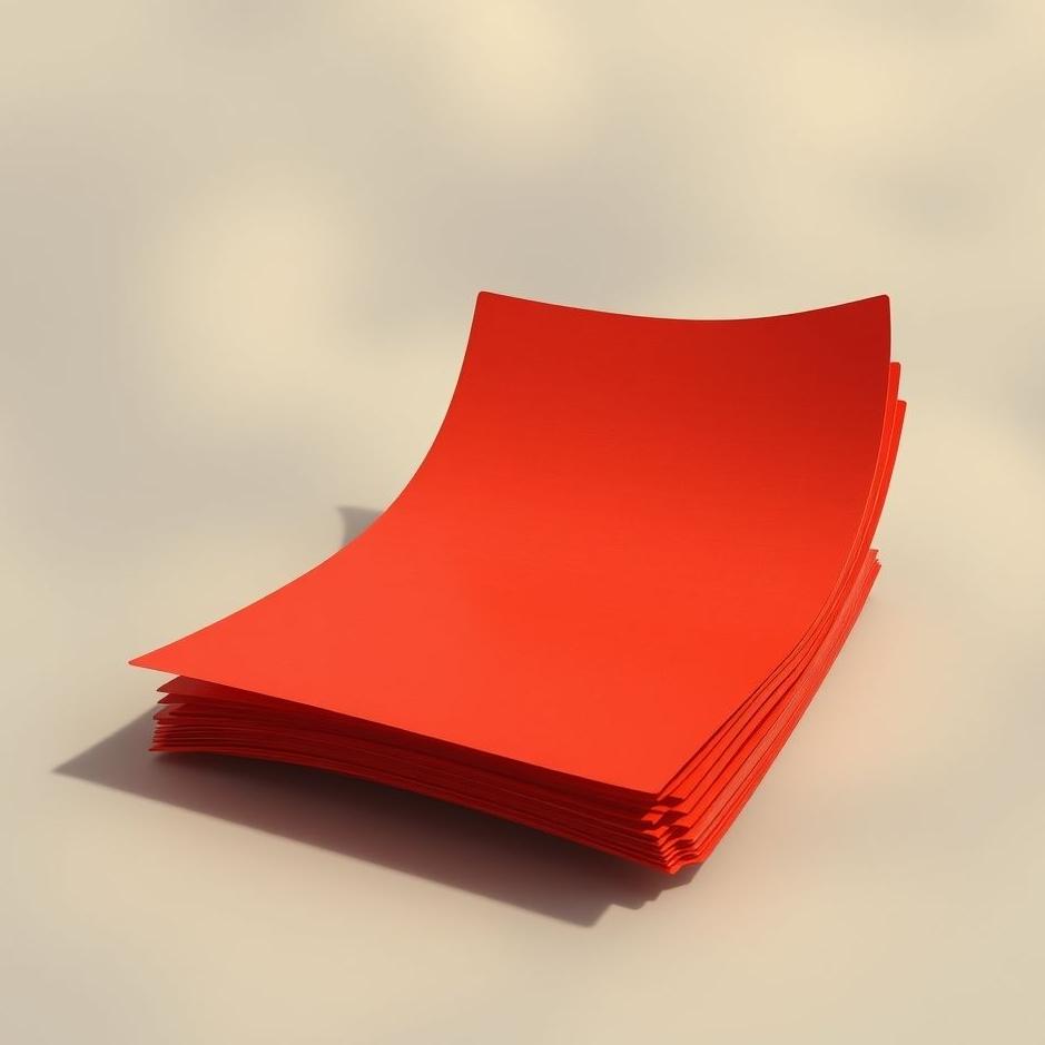 Dream : Red document in a dream