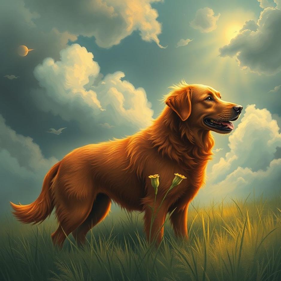 Dream : Red dog in your dream