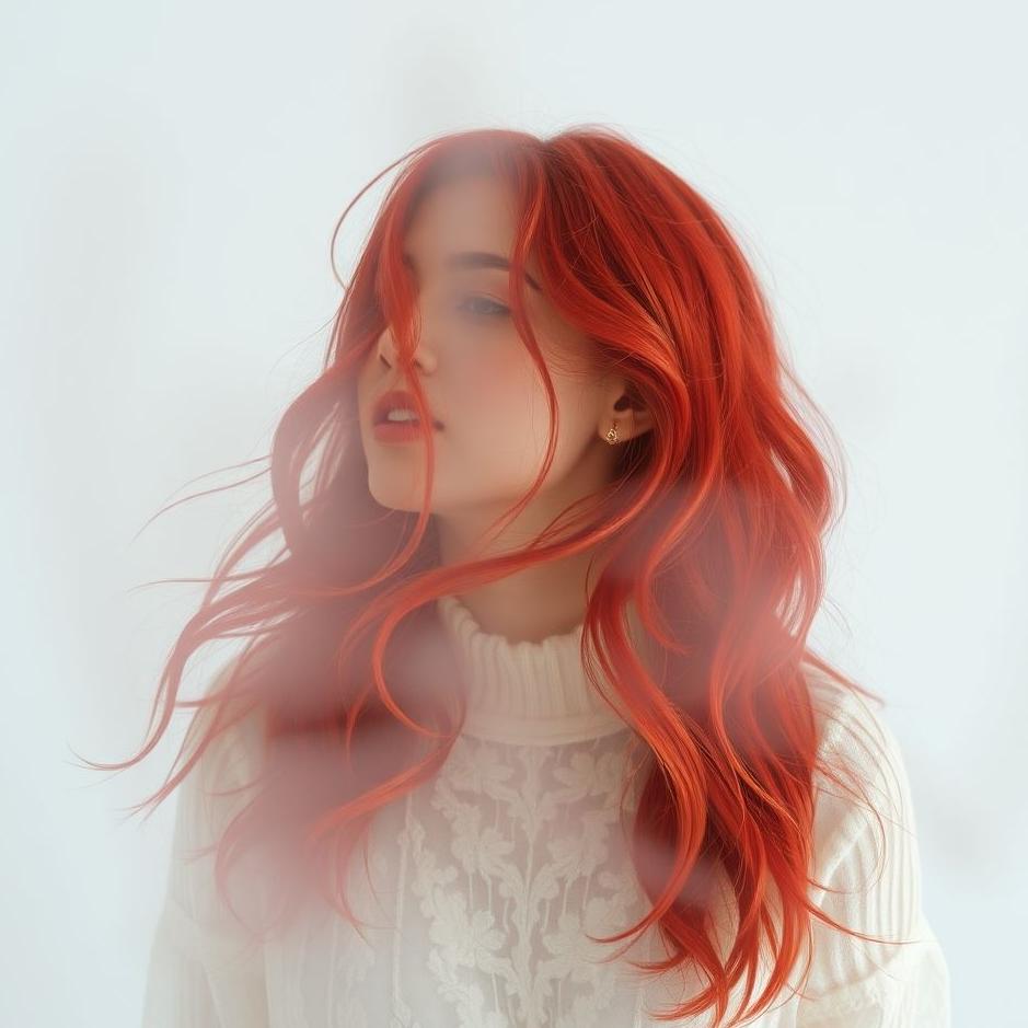 Dream : Red dyed hair in a dream