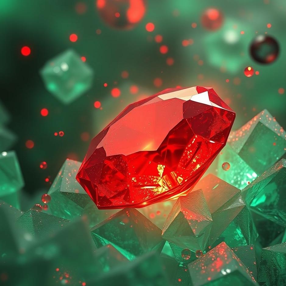Dream : Red emerald in a dream