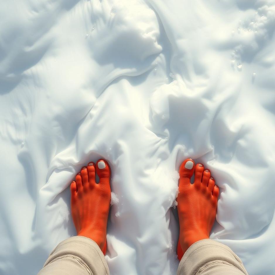 Dream : Red feet in a dream