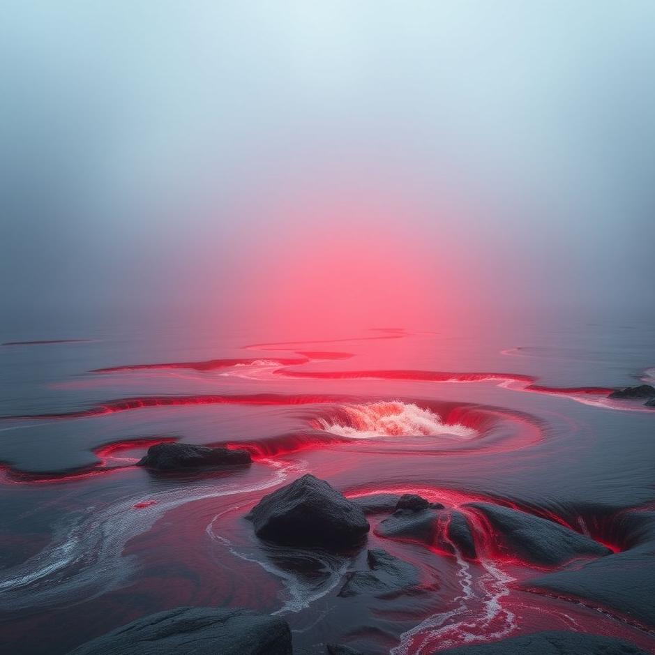 Dream : Red flood in a dream