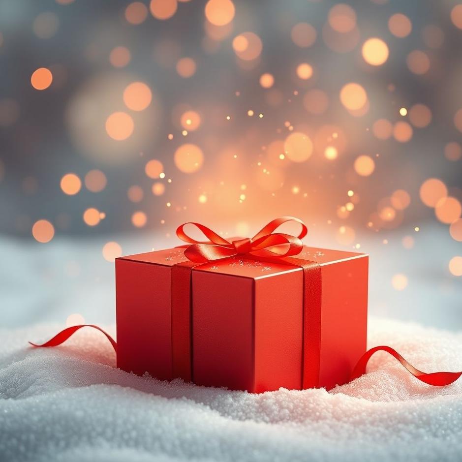 Dream : Red gift box in a dream