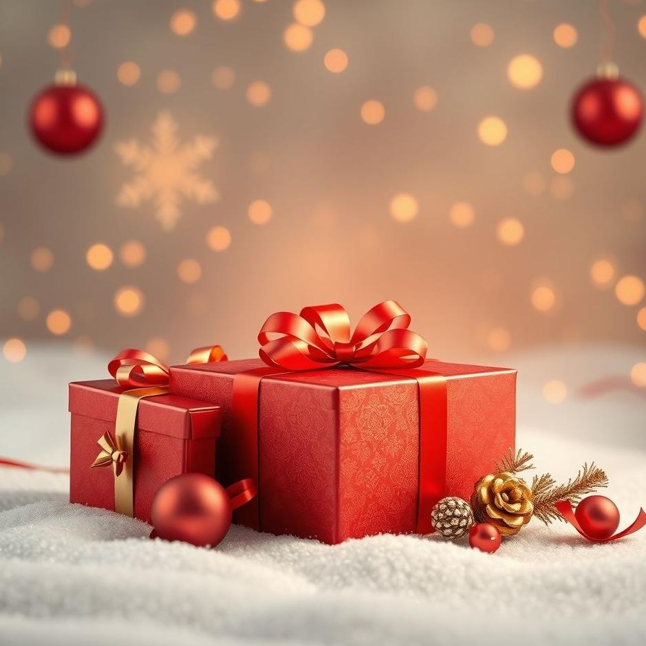 Dream : Red gift package in a dream