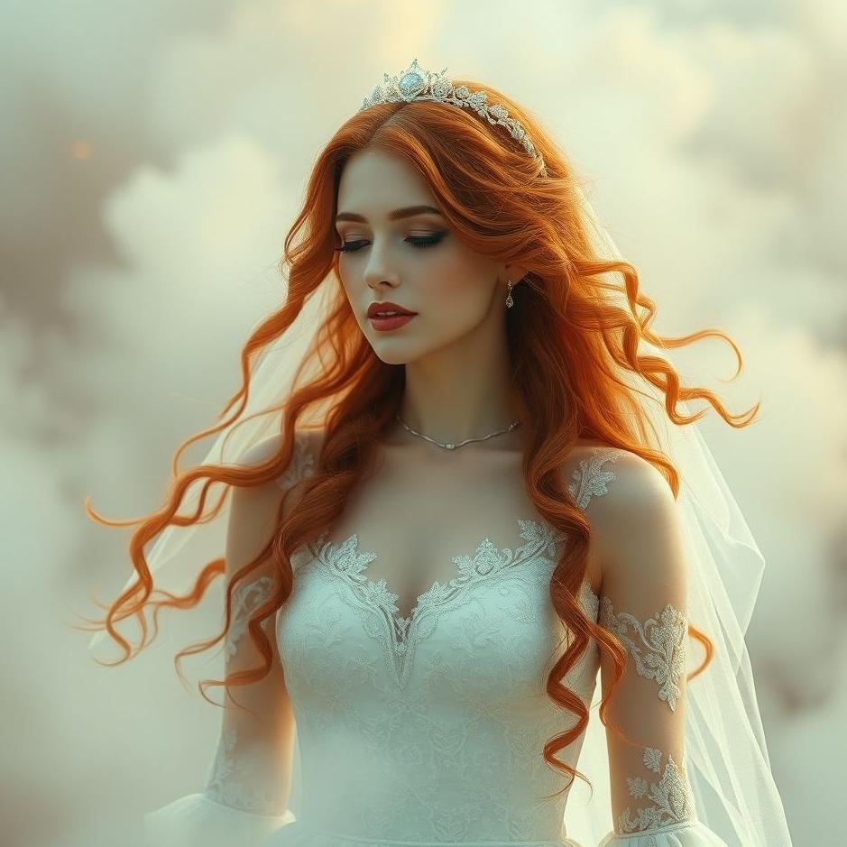 Dream : Red-haired bride in a dream