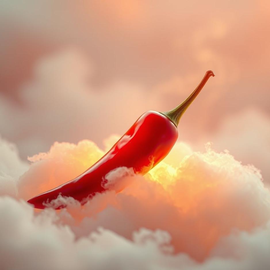 Dream : Red hot pointed pepper in a dream