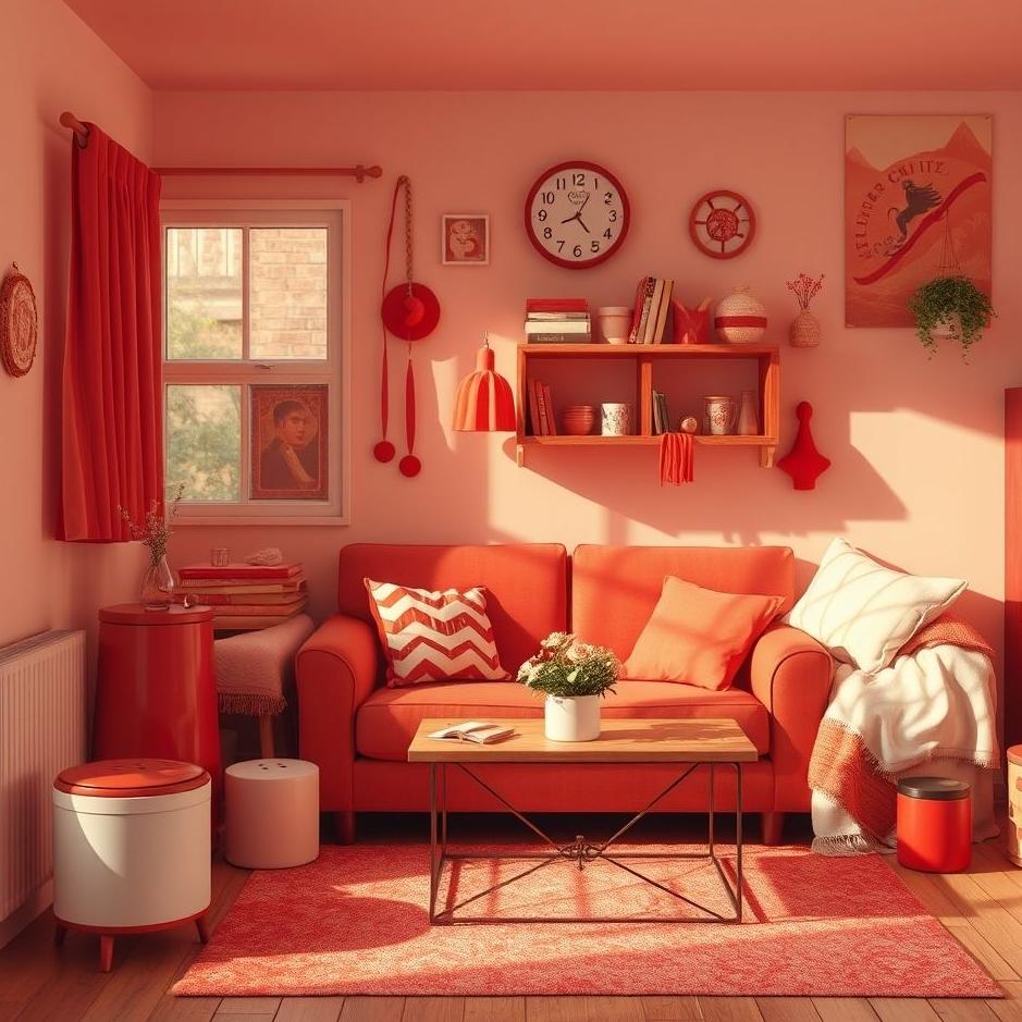 Dream : Red household items in a dream