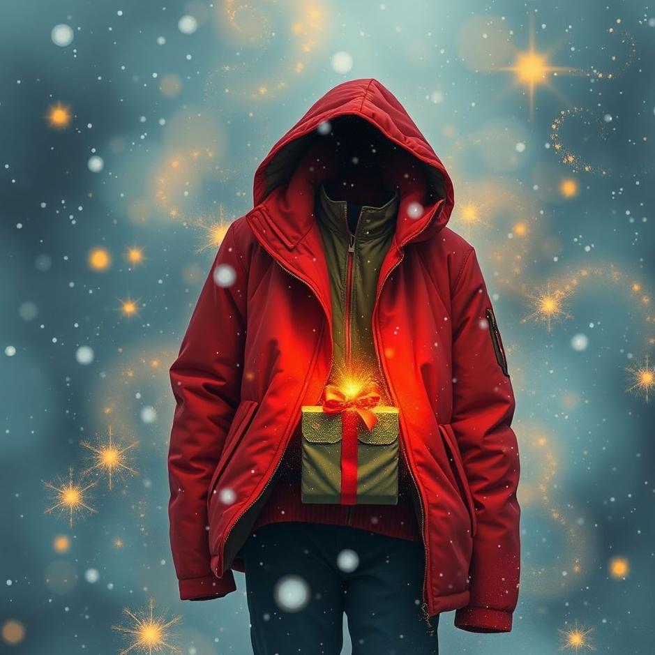 Dream : Red jacket as a gift in a dream