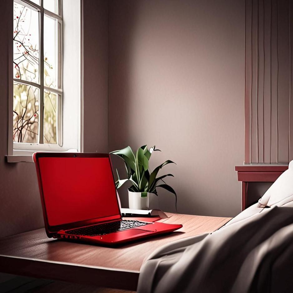 Dream : Red laptop in a dream