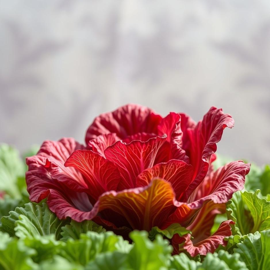 Dream : Red lettuce in a dream