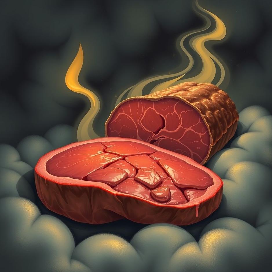 Dream : Red meat and liver in a dream