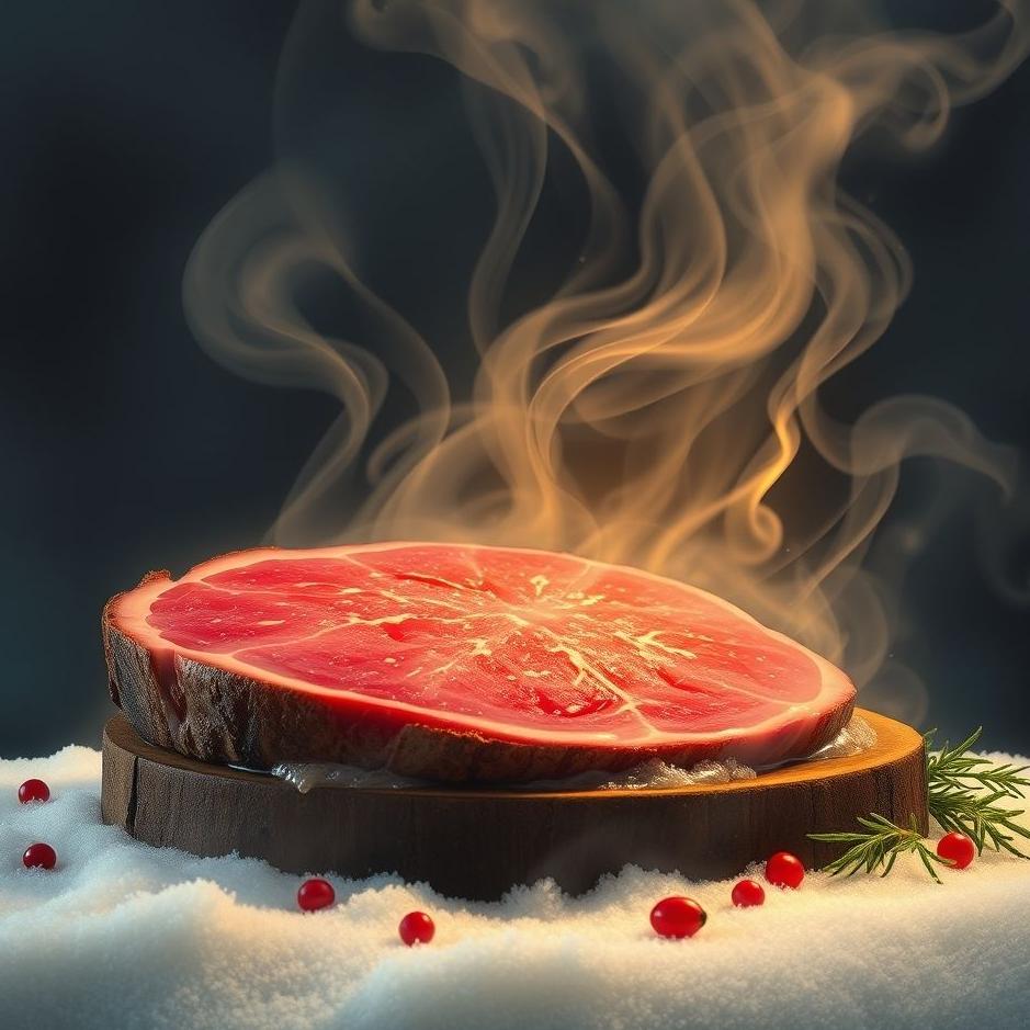 Dream : Red meat cut in a dream