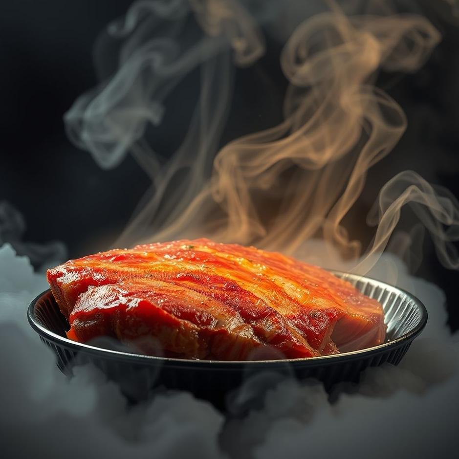 Dream : Red meat fried in a dream