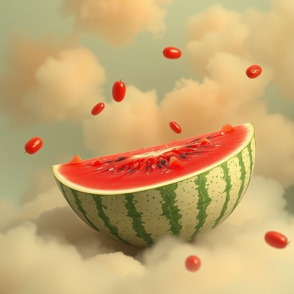 Dream : Red melon in a dream