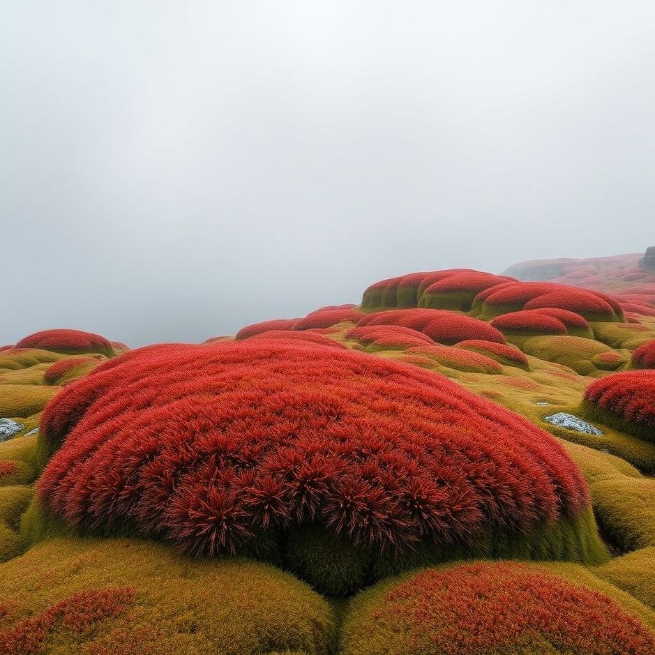 Dream : Red moss in a dream