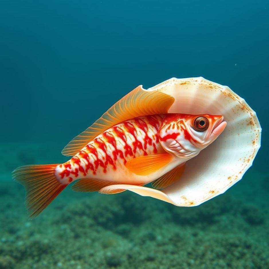 Dream : Red mullet in shell in a dream