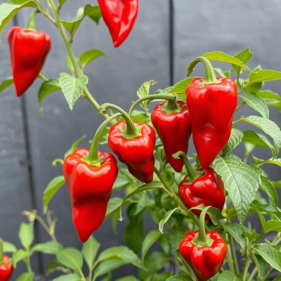 Dream : Red ornamental peppers in a dream