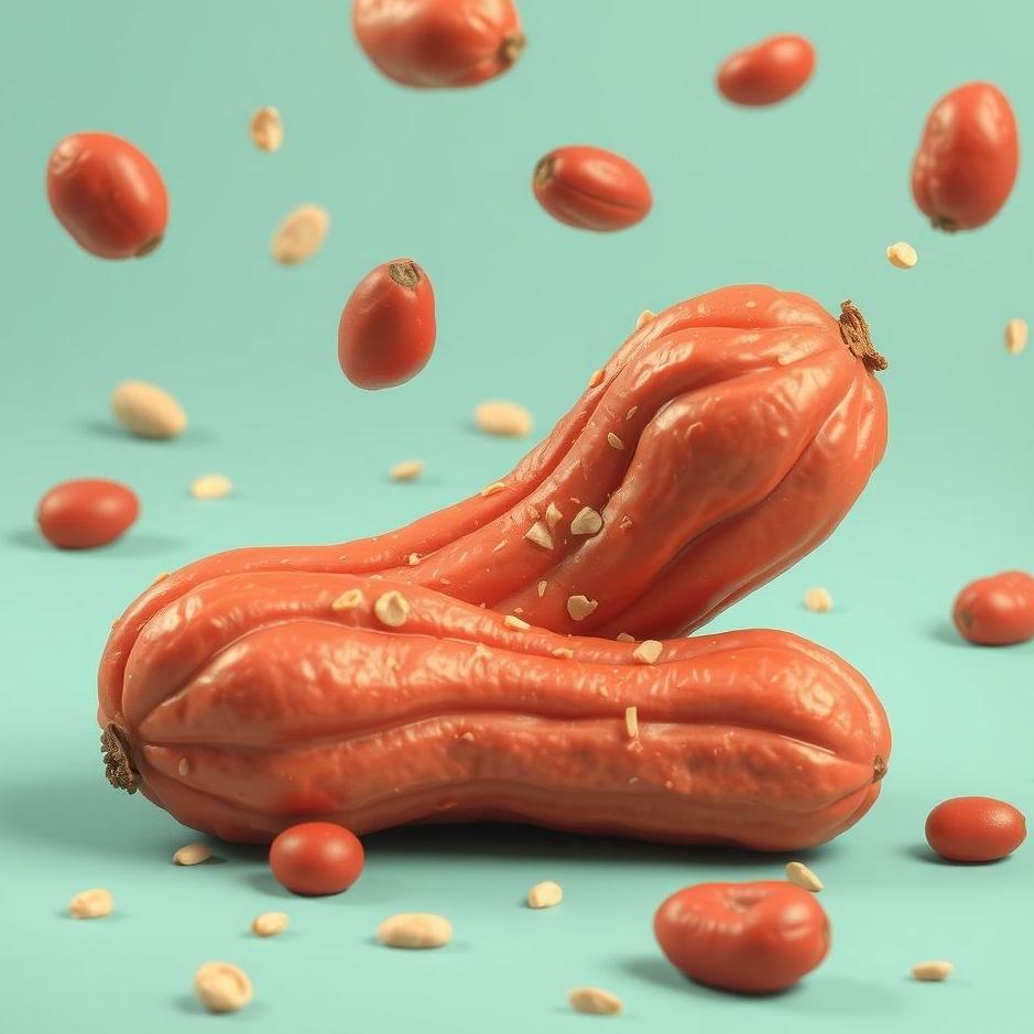 Dream : Red peanuts in a dream
