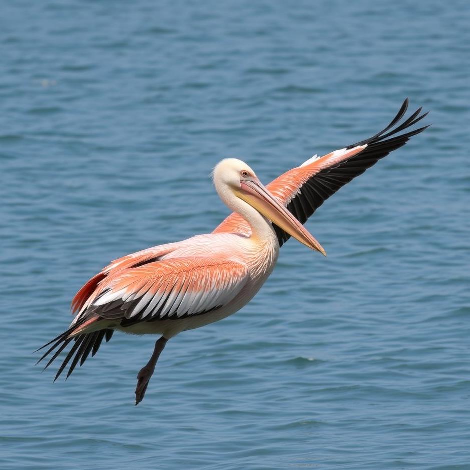 Dream : Red pelican in a dream